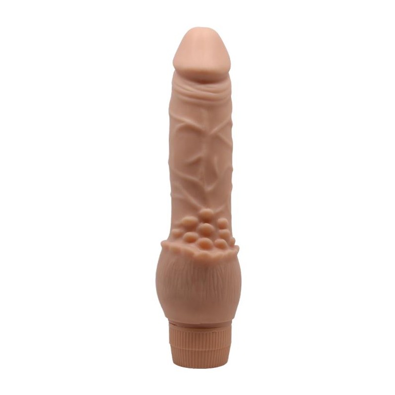 Realistyczny penis z wypustkami do łechtaczki 19cm